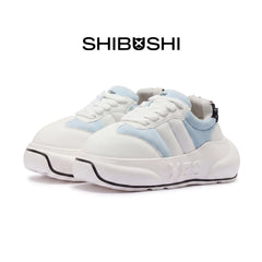 Aqua Chunk – Sneakers con plateau blu