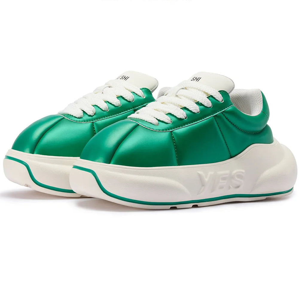 Emerald Chunk – Emerald Green Platform Sneakers