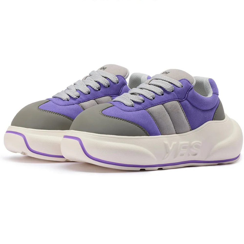 Lavender Chunk – Purple Platform Sneakers