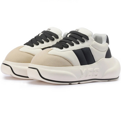 Ash Chunk – Gray Platform Sneakers