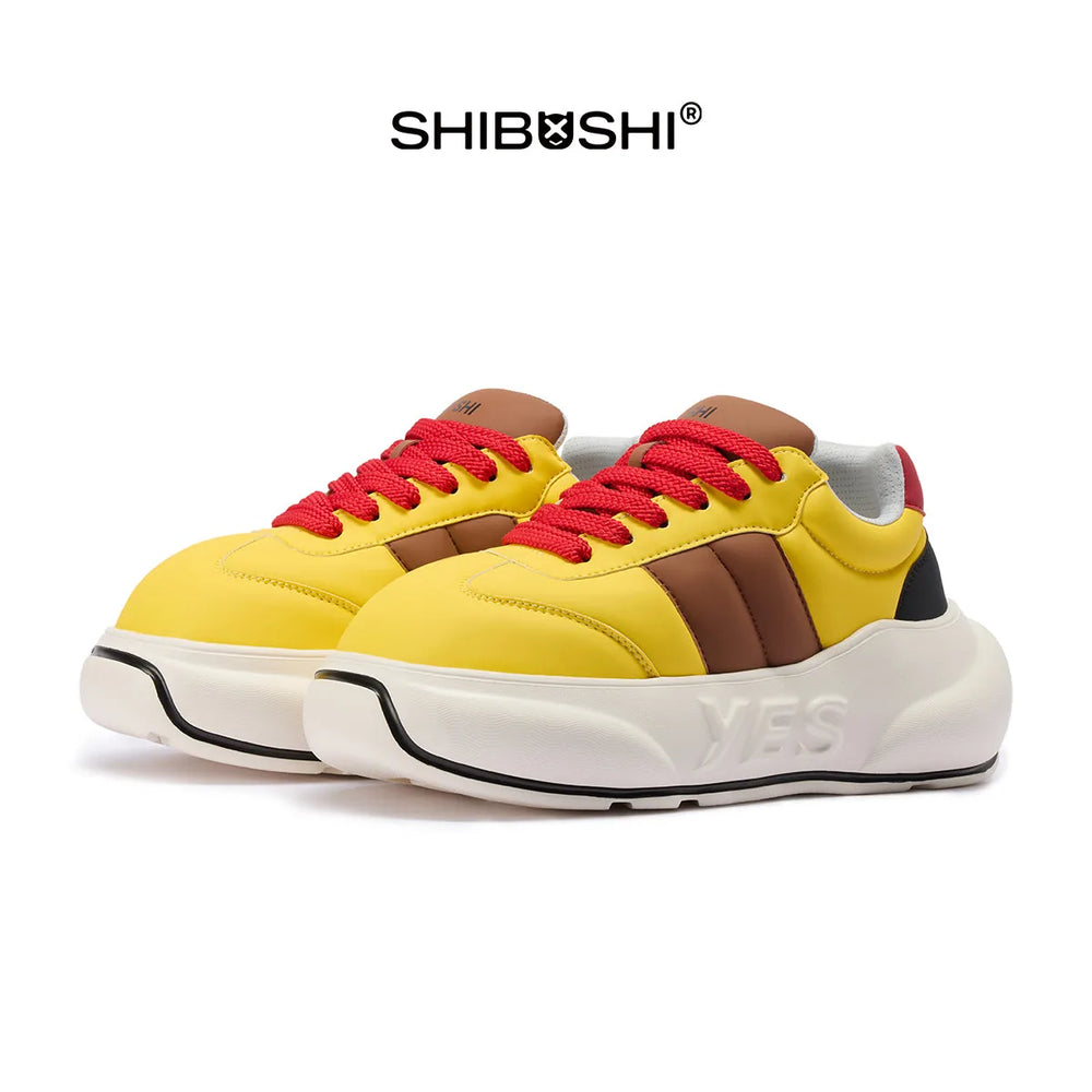 Solar Chunk – Yellow Platform Sneakers