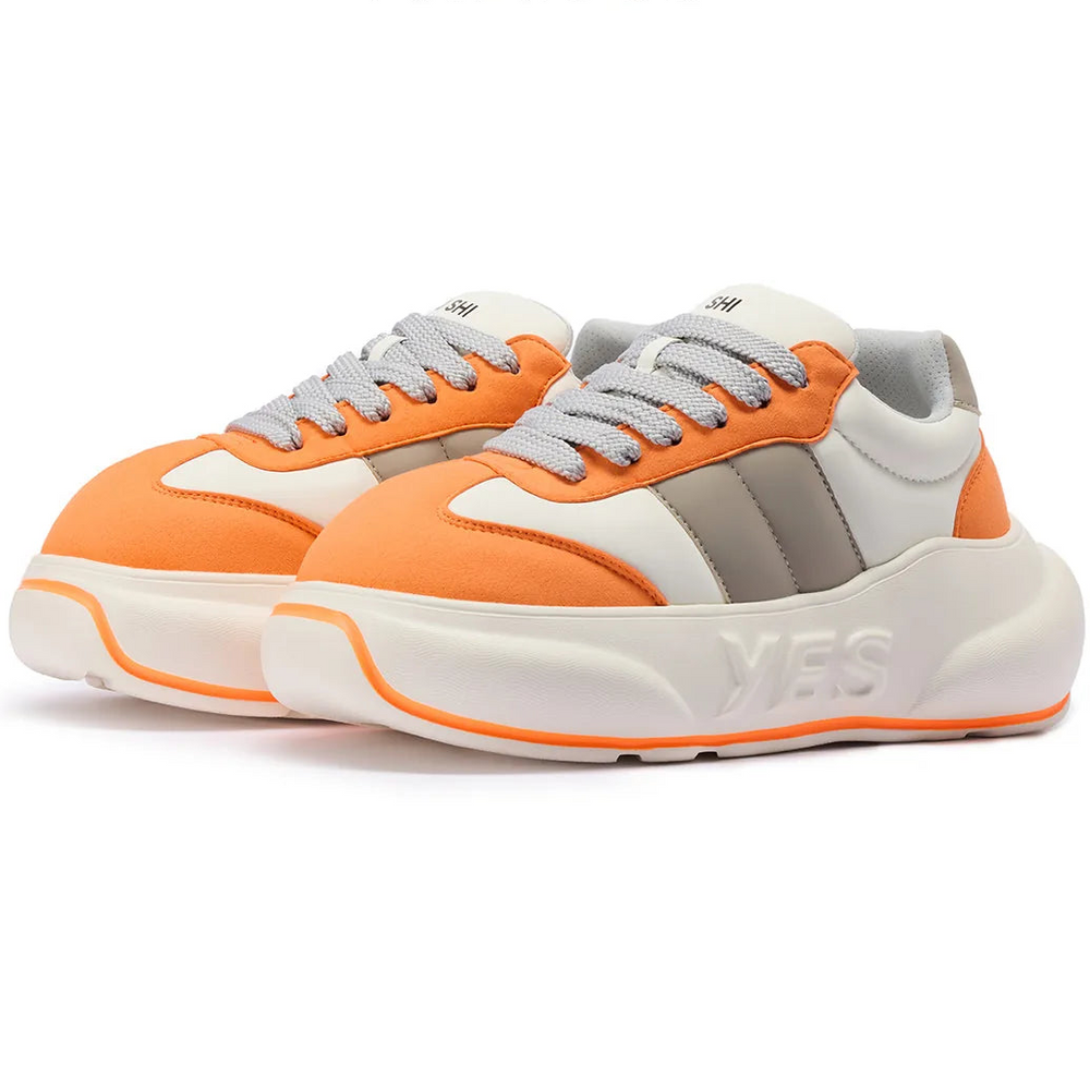 Clementine Chunk – Sneakers cu platformă portocalii