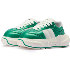 Jade Chunk – Sneakers cu platformă verzi