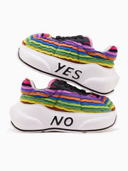 Spectrum Chunk – Multicolor Platform Sneakers