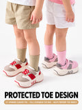 Cedar Kids – Tan & Brown Chunky Sneakers