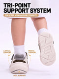 Pebble Kids – Gray & Brown Chunky Sneakers