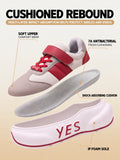 Rally Kids – Red & Gray Chunky Sneakers
