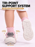 Petal Kids – Pink & Gray Chunky Sneakers