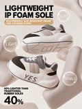 Pebble Kids – Gray & Brown Chunky Sneakers