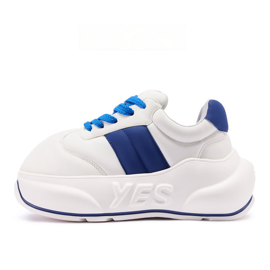 Cloud Chunk – White Platform Sneakers
