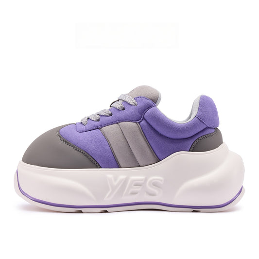 Lavender Chunk – Purple Platform Sneakers