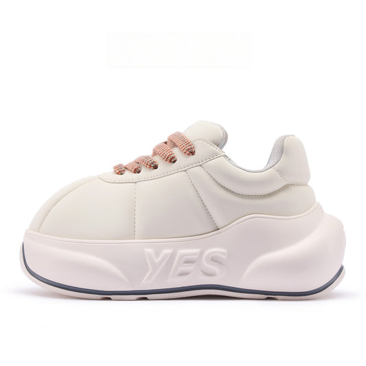 Cream Chunk – Cream Platform Sneakers