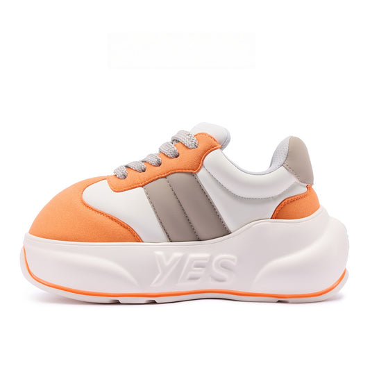 Clementine Chunk – Orange Platform Sneakers
