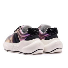 Prism Chunk – Iridescent Purple Platform Sneakers