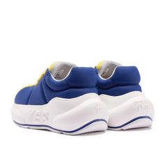 Cobalt Chunk – Blue & Ochre Platform Sneakers