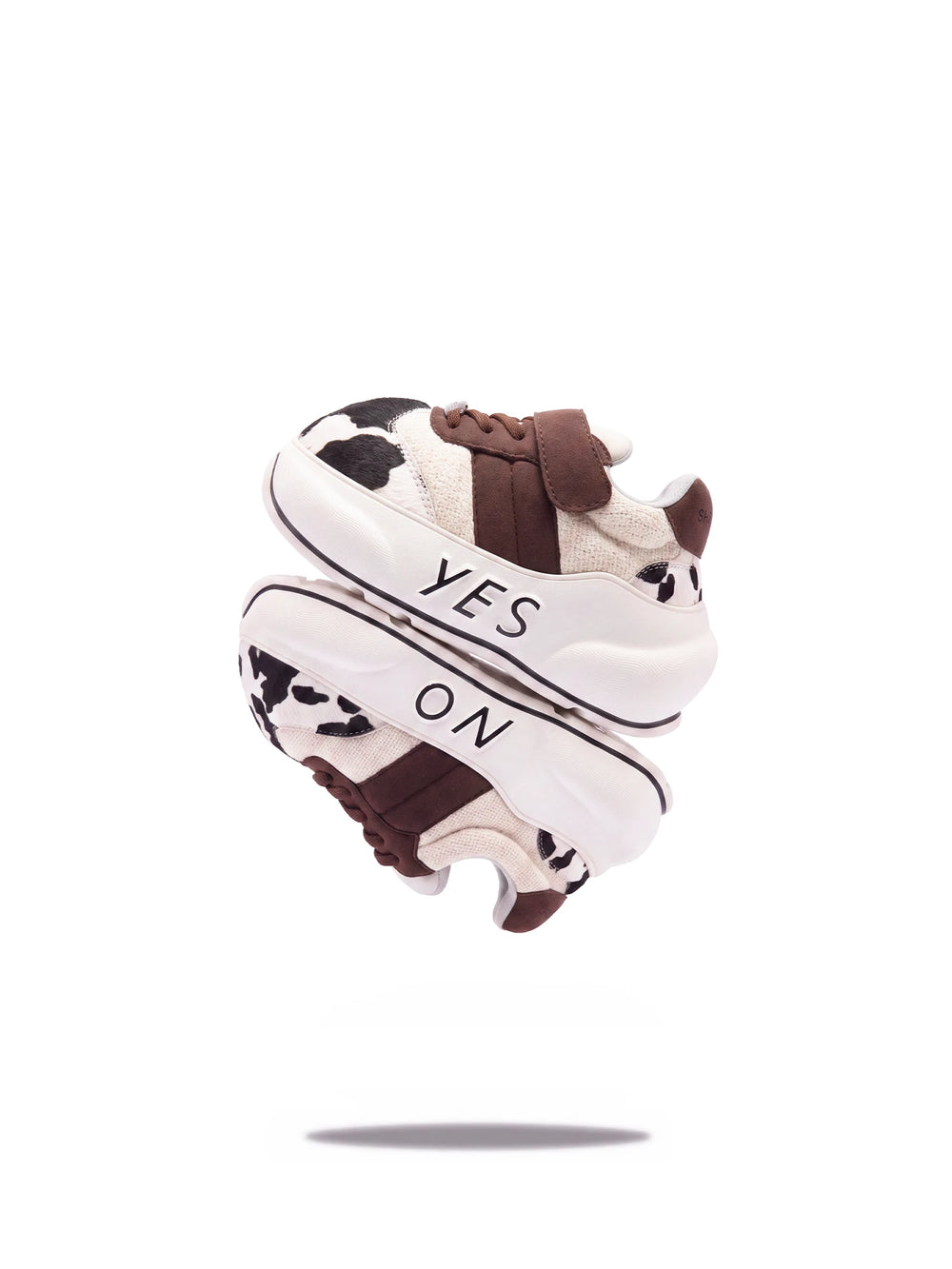 Moo Chunk Kids – Cow Print Kids Sneakers