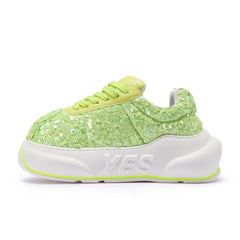 Glitter Lime Chunk