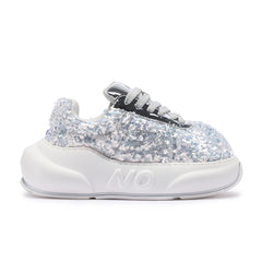 Glitter Silver Chunk
