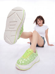 Glitter Lime Chunk