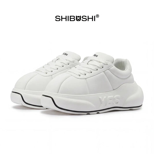 Alba Chunk – Hvide platform sneakers