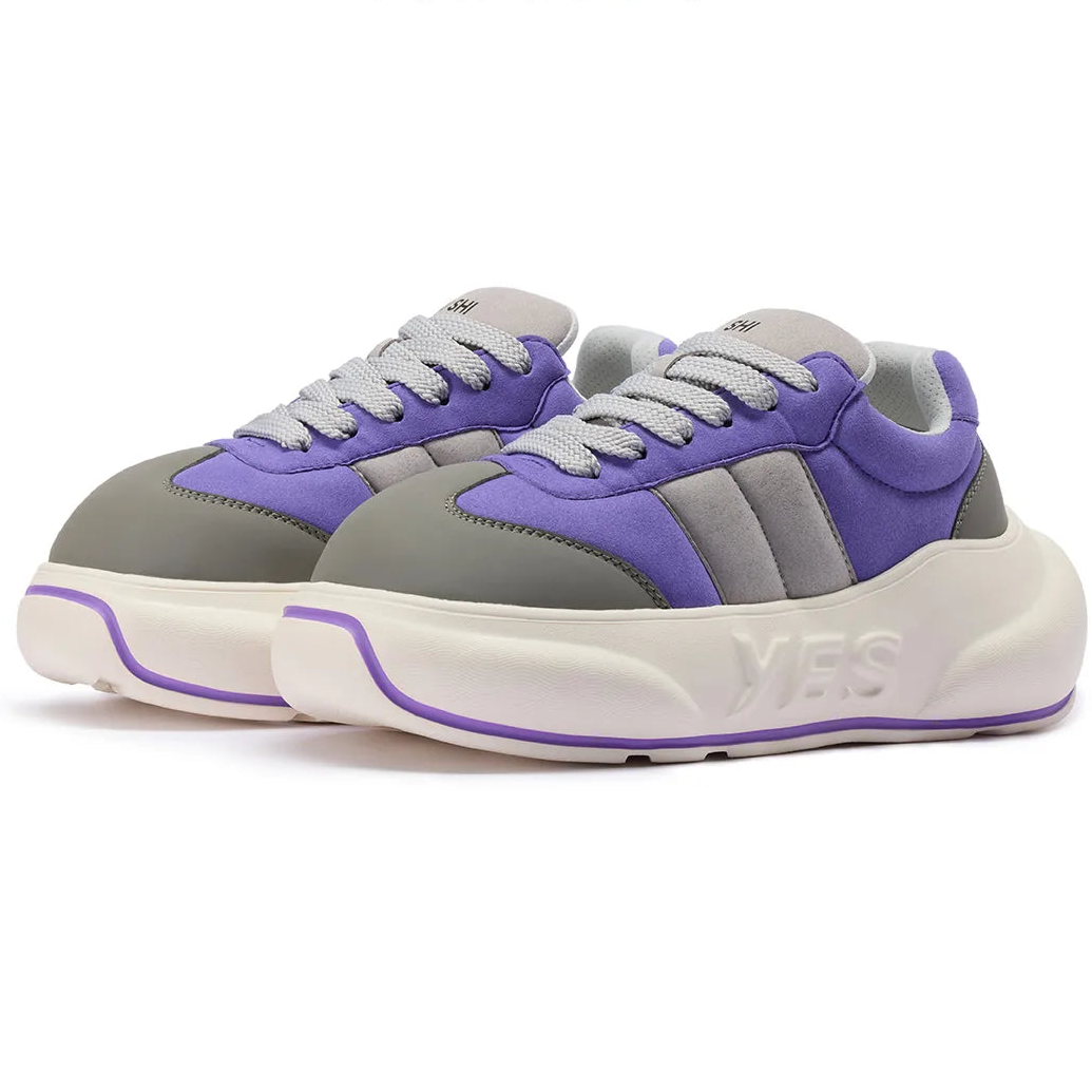 Lavender Chunk – Sneakers con plateau viola