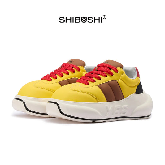 Solar Chunk – Yellow Platform Sneakers