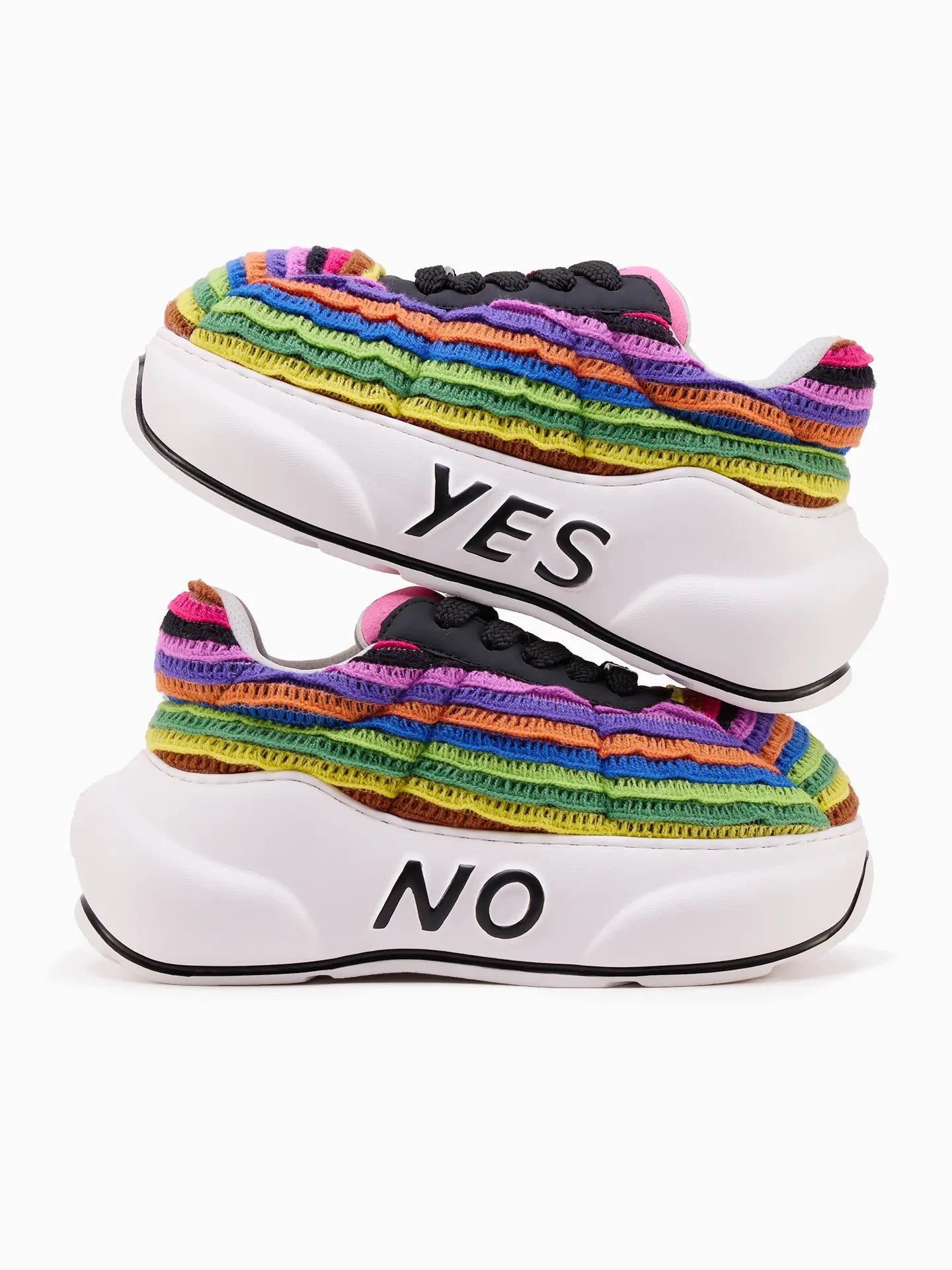 Spectrum Chunk – Multicolor Platform Sneakers