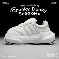 Contour Chunk – 화이트 플랫폼 스니커즈