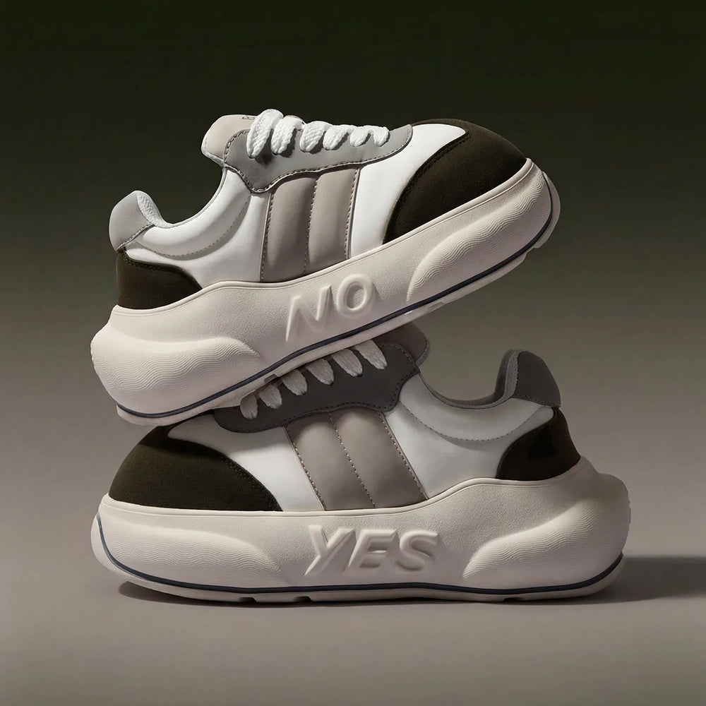 Sage Chunk – Sage Green Platform Sneakers
