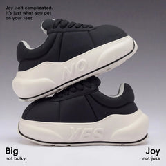 Black Chunk – sorte platform sneakers