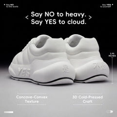 Contour Chunk – 화이트 플랫폼 스니커즈