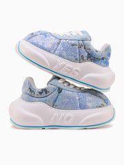 Bead Embroidery Chunk – Sneakers cu platformă cu broderie cu mărgele