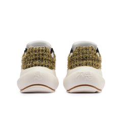 Black Gold Chunk – Sneakers cu platformă negri și aurii