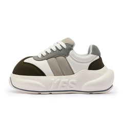 Sage Chunk – Sage Green Platform Sneakers