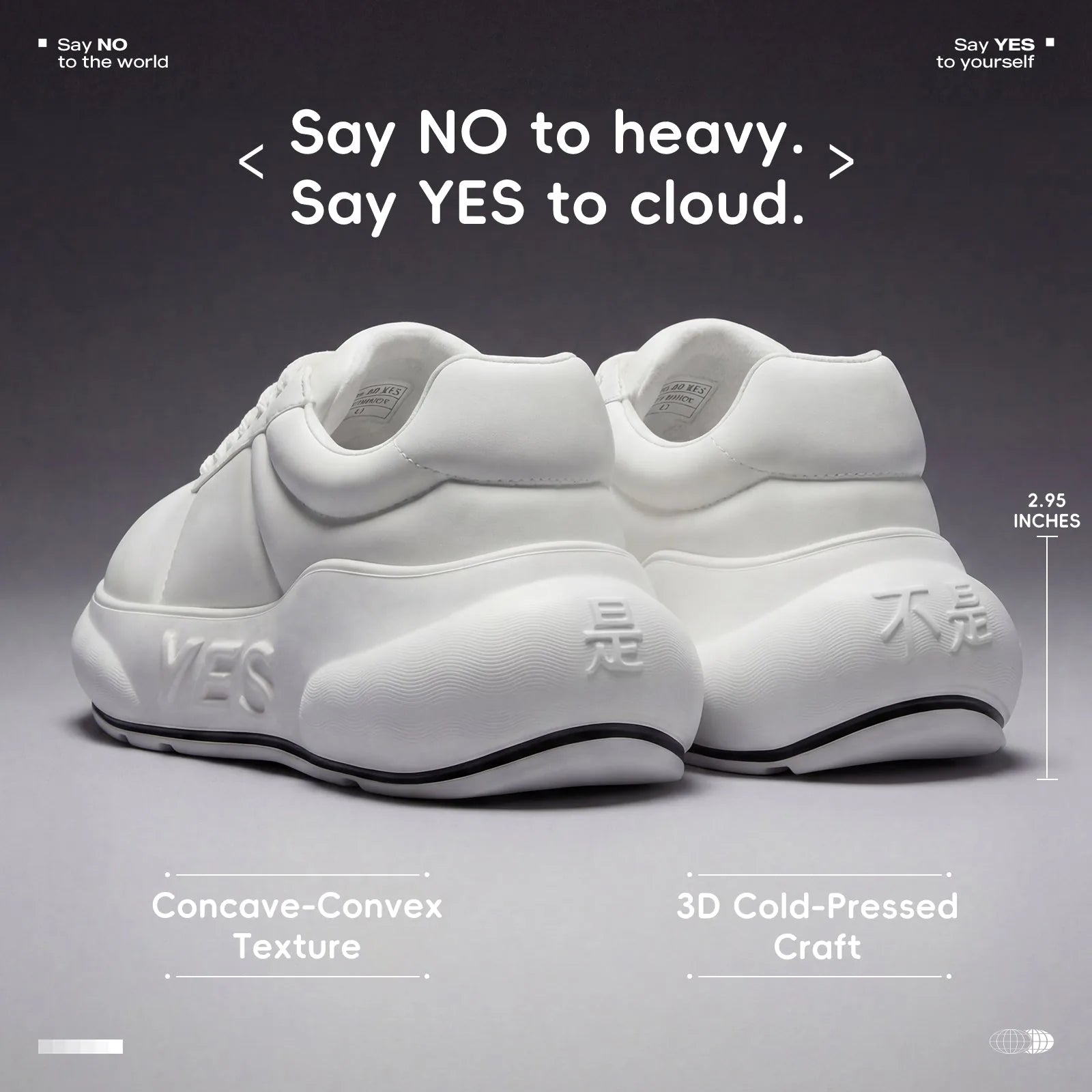Alba Chunk – White Platform Sneakers