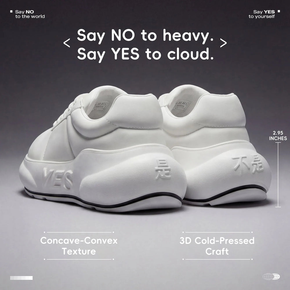 Alba Chunk – White Platform Sneakers