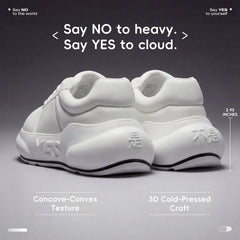 Alba Chunk – White Platform Sneakers