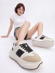 Ash Chunk – Sneakers con plateau grigie