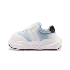 Aqua Chunk – Sneakers con plateau blu