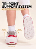 Rally Kids – Red & Gray Chunky Sneakers