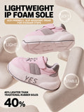 Petal Kids – Pink & Gray Chunky Sneakers