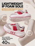 Rally Kids – Red & Gray Chunky Sneakers