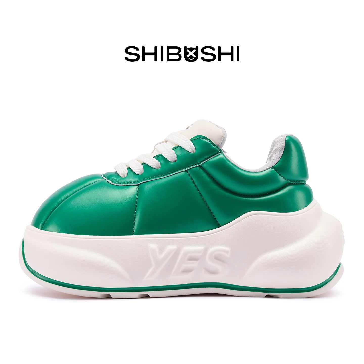 Emerald Chunk – Sneakers cu platformă verde smarald