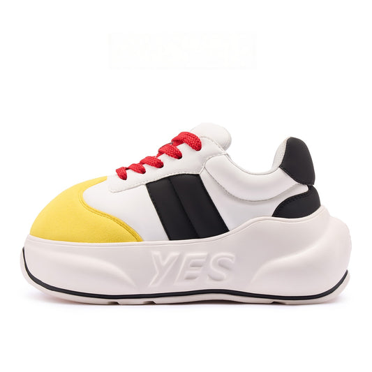 Primary Chunk – Color Block Platform Sneakers