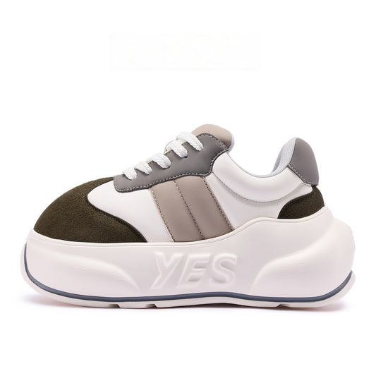 Sage Chunk – Sage Green Platform Sneakers