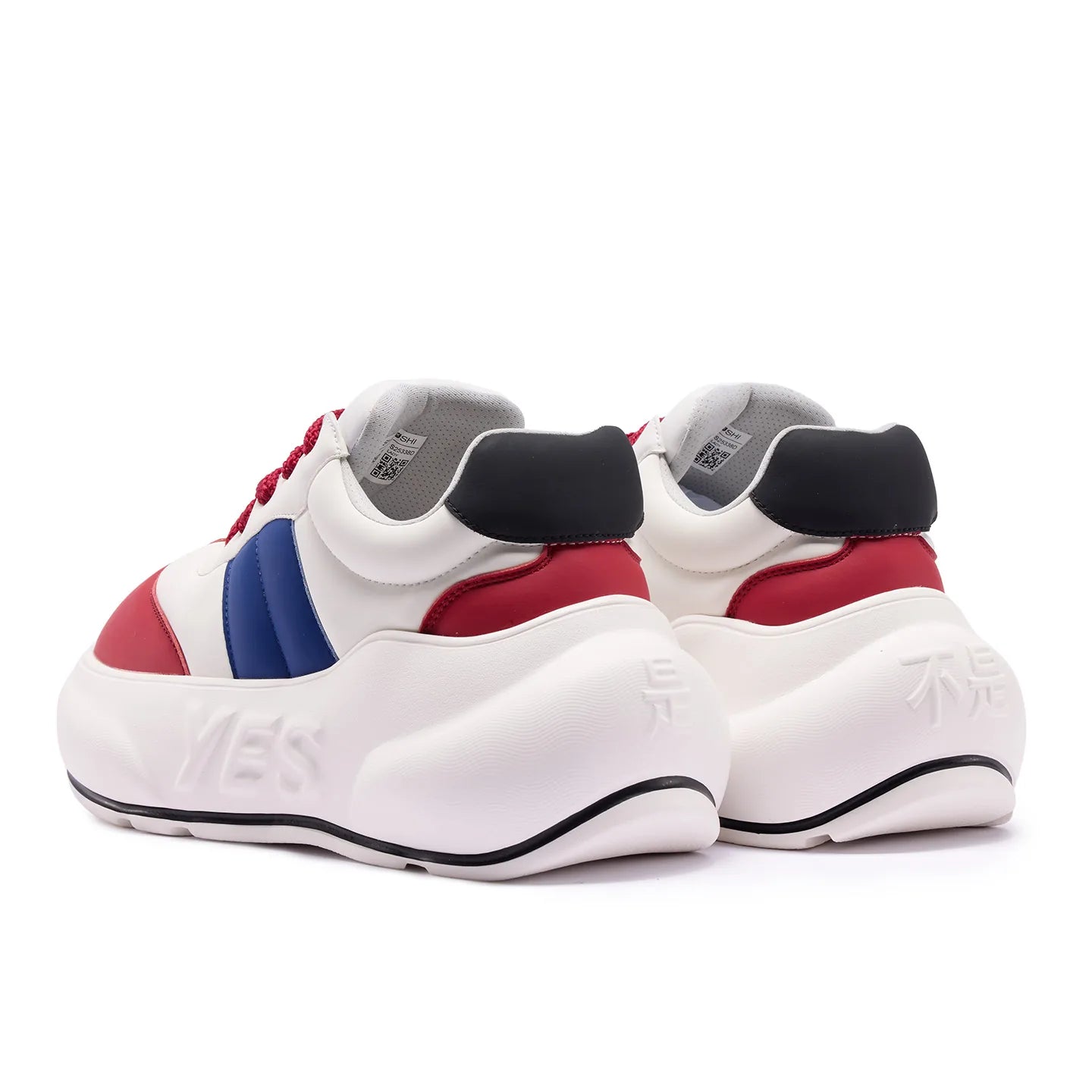Varsity Chunk – Red, White & Blue Platform Sneakers
