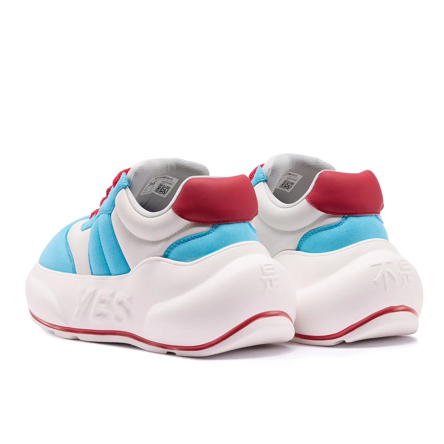 Cyan Chunk – Sneakers cu platformă albastru-cian