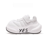 Pure Step Kids – White Chunky Sneakers