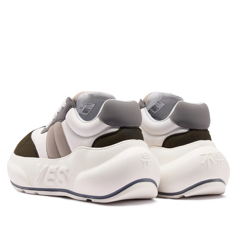 Sage Chunk – Sage Green Platform Sneakers