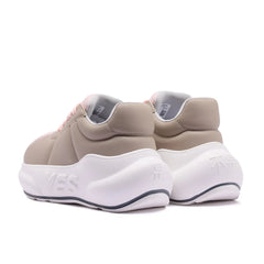 Dune Rose Chunk – Taupe & Pink Platform Sneakers